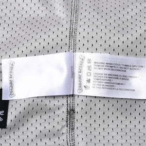 New and unused CHROME HEARTS MESH WARM UP JERSEY CH Print Mesh Reversible Tank Top Size L Used 4a000672