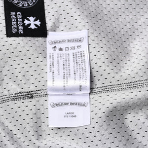 New and unused CHROME HEARTS MESH WARM UP JERSEY CH Print Mesh Reversible Tank Top Size L Used 4a000672