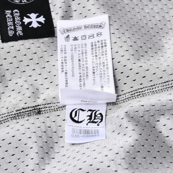 New and unused CHROME HEARTS MESH WARM UP JERSEY CH Print Mesh Reversible Tank Top Size L Used 4a000672