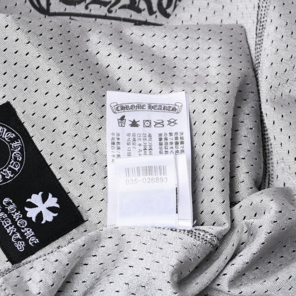 New and unused CHROME HEARTS MESH WARM UP JERSEY CH Print Mesh Reversible Tank Top Size L Used 4a000672