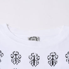 画像をギャラリービューアに読み込む, CHROME HEARTS クロムハーツ ヴィンダガー ロングTシャツ サイズM ホワイト コットン 美品 中古 4a000674