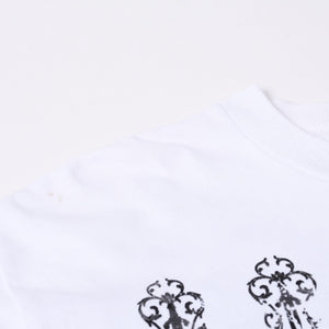CHROME HEARTS クロムハーツ ヴィンダガー ロングTシャツ サイズM ホワイト コットン 美品 中古 4a000674