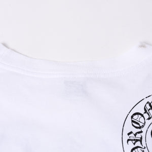CHROME HEARTS クロムハーツ ヴィンダガー ロングTシャツ サイズM ホワイト コットン 美品 中古 4a000674