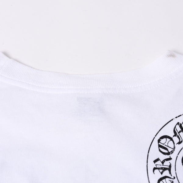 CHROME HEARTS クロムハーツ ヴィンダガー ロングTシャツ サイズM ホワイト コットン 美品 中古 4a000674