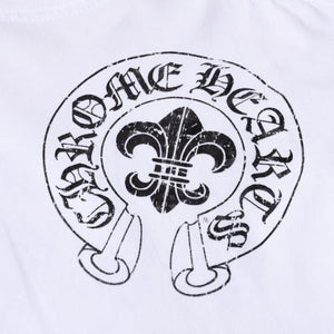 CHROME HEARTS クロムハーツ ヴィンダガー ロングTシャツ サイズM ホワイト コットン 美品 中古 4a000674