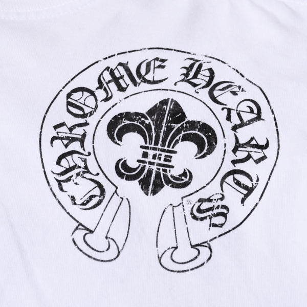 CHROME HEARTS クロムハーツ ヴィンダガー ロングTシャツ サイズM ホワイト コットン 美品 中古 4a000674