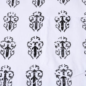 CHROME HEARTS クロムハーツ ヴィンダガー ロングTシャツ サイズM ホワイト コットン 美品 中古 4a000674