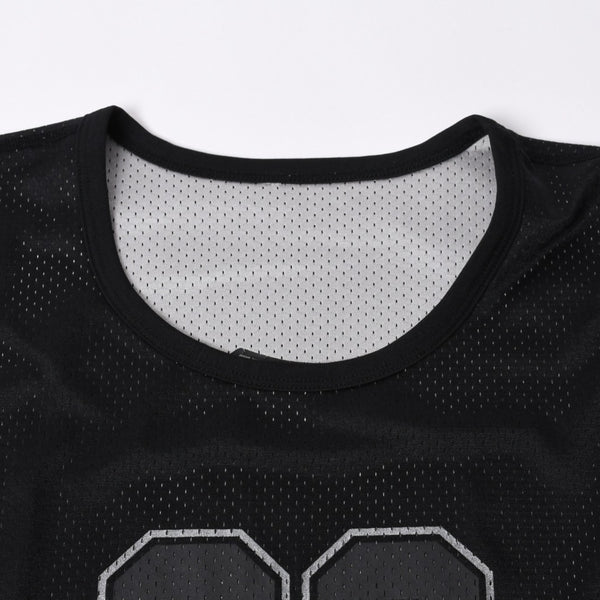 New and unused CHROME HEARTS MESH WARM UP JERSEY CH Print Mesh Reversible Tank Top Size L Used 4a000672