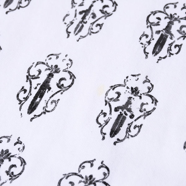 CHROME HEARTS クロムハーツ ヴィンダガー ロングTシャツ サイズM ホワイト コットン 美品 中古 4a000674