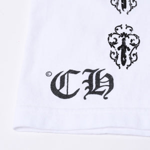 CHROME HEARTS クロムハーツ ヴィンダガー ロングTシャツ サイズM ホワイト コットン 美品 中古 4a000674