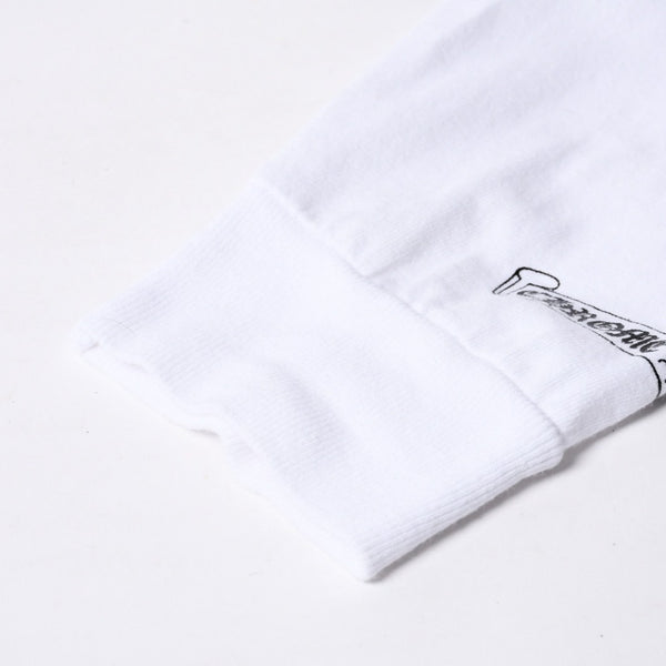CHROME HEARTS クロムハーツ ヴィンダガー ロングTシャツ サイズM ホワイト コットン 美品 中古 4a000674