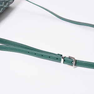 新品同様 GOYARD ゴヤール BELVEDERE PM ベルヴェデーレPM ショルダーバッグ BELVE3PMLTY09CG09P グリーン レザー PVC 中古 4a006588