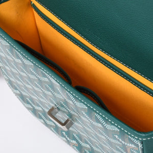 新品同様 GOYARD ゴヤール BELVEDERE PM ベルヴェデーレPM ショルダーバッグ BELVE3PMLTY09CG09P グリーン レザー PVC 中古 4a006588