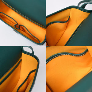 新品同様 GOYARD ゴヤール BELVEDERE PM ベルヴェデーレPM ショルダーバッグ BELVE3PMLTY09CG09P グリーン レザー PVC 中古 4a006588