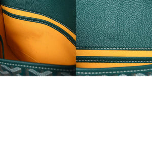 新品同様 GOYARD ゴヤール BELVEDERE PM ベルヴェデーレPM ショルダーバッグ BELVE3PMLTY09CG09P グリーン レザー PVC 中古 4a006588
