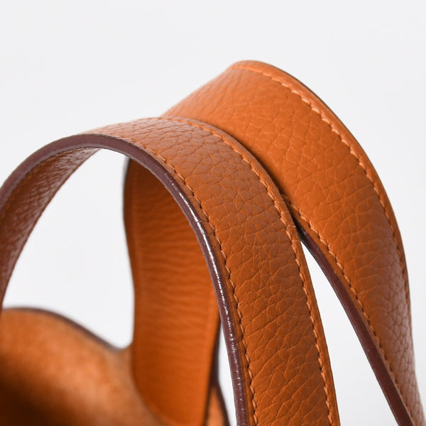 HERMES エルメス ピコタンPM ハンドバッグ ポティロン トリヨンクレマンス □I刻印 2005年製 シルバー金具 美品 中古 4a006758