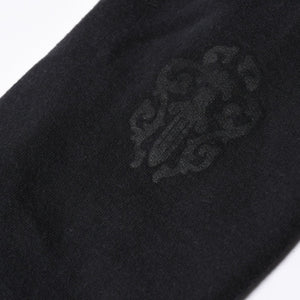 CHROME HEARTS Zip Up Hoodie Parka Size M Cemetery Scroll Label Black Good Condition Used 4a000676