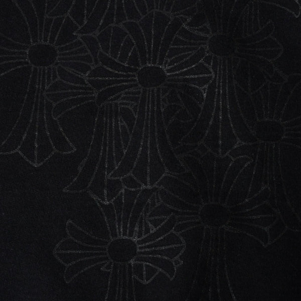 CHROME HEARTS Zip Up Hoodie Parka Size M Cemetery Scroll Label Black Good Condition Used 4a000676