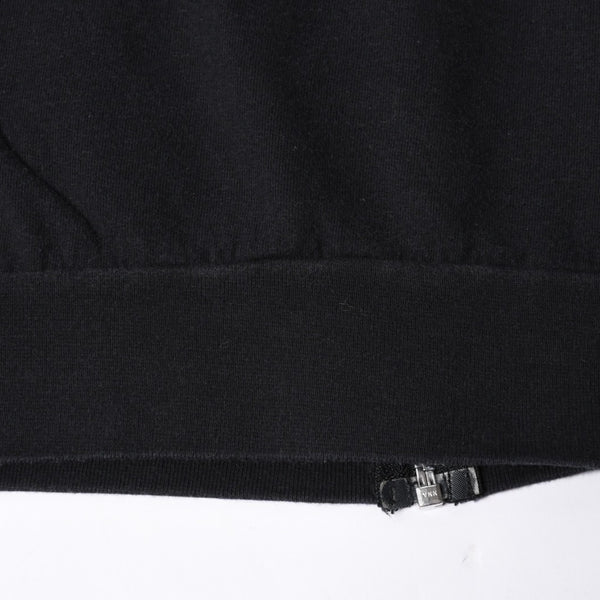 CHROME HEARTS Zip Up Hoodie Parka Size M Cemetery Scroll Label Black Good Condition Used 4a000676
