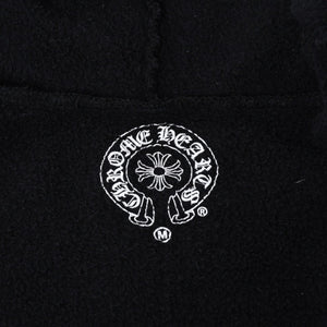 CHROME HEARTS Zip Up Hoodie Parka Size M Cemetery Scroll Label Black Good Condition Used 4a000676