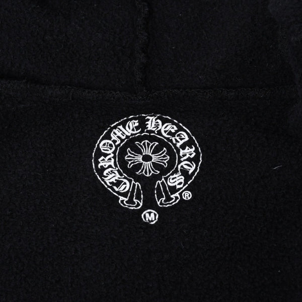 CHROME HEARTS Zip Up Hoodie Parka Size M Cemetery Scroll Label Black Good Condition Used 4a000676