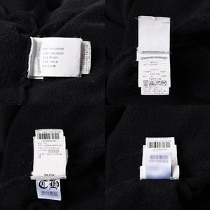 CHROME HEARTS Zip Up Hoodie Parka Size M Cemetery Scroll Label Black Good Condition Used 4a000676