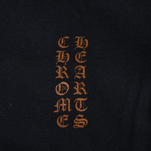 CHROME HEARTS クロムハーツ フーディー パーカー サイズXL ロゴ 袖プリント ブラック 美品 中古 4a000675