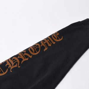 CHROME HEARTS クロムハーツ フーディー パーカー サイズXL ロゴ 袖プリント ブラック 美品 中古 4a000675