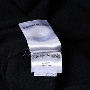 CHROME HEARTS クロムハーツ フーディー パーカー サイズXL ロゴ 袖プリント ブラック 美品 中古 4a000675