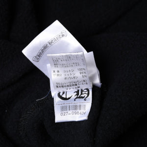 CHROME HEARTS クロムハーツ フーディー パーカー サイズXL ロゴ 袖プリント ブラック 美品 中古 4a000675
