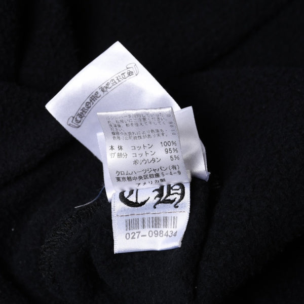 CHROME HEARTS クロムハーツ フーディー パーカー サイズXL ロゴ 袖プリント ブラック 美品 中古 4a000675