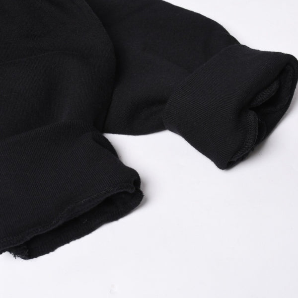 Very Good Condition CHROME HEARTS Zip Up Hoodie Parka Size L Cemetery Horseshoe Black Used 4a000677