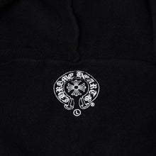 画像をギャラリービューアに読み込む, 極美品 CHROME HEARTS クロムハーツ ジップアップフーディー パーカー サイズL セメタリー ホースシュー ブラック 中古 4a000677