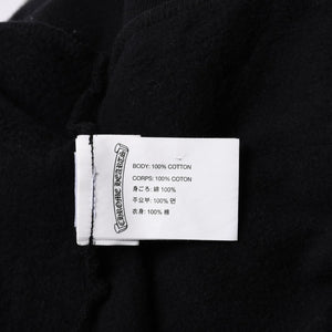 Very Good Condition CHROME HEARTS Zip Up Hoodie Parka Size L Cemetery Horseshoe Black Used 4a000677