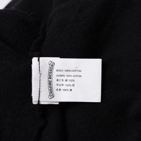 Very Good Condition CHROME HEARTS Zip Up Hoodie Parka Size L Cemetery Horseshoe Black Used 4a000677