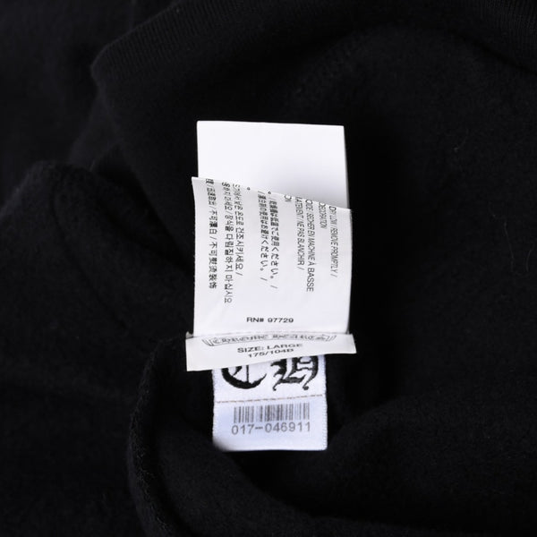 Very Good Condition CHROME HEARTS Zip Up Hoodie Parka Size L Cemetery Horseshoe Black Used 4a000677