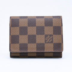 極美品 LOUIS VUITTON ルイヴィトン カードケース 名刺入れ アンヴェロップ・カルト ドゥ ヴィジット N62920 ダミエキャンバス 中古 4a006575