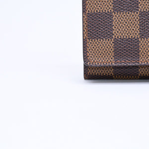 極美品 LOUIS VUITTON ルイヴィトン カードケース 名刺入れ アンヴェロップ・カルト ドゥ ヴィジット N62920 ダミエキャンバス 中古 4a006575
