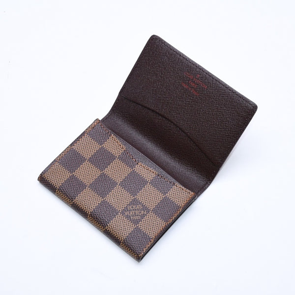 極美品 LOUIS VUITTON ルイヴィトン カードケース 名刺入れ アンヴェロップ・カルト ドゥ ヴィジット N62920 ダミエキャンバス 中古 4a006575