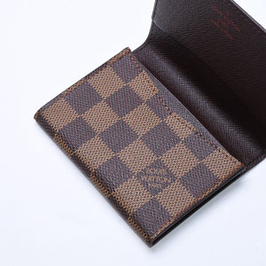 極美品 LOUIS VUITTON ルイヴィトン カードケース 名刺入れ アンヴェロップ・カルト ドゥ ヴィジット N62920 ダミエキャンバス 中古 4a006575