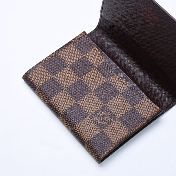 極美品 LOUIS VUITTON ルイヴィトン カードケース 名刺入れ アンヴェロップ・カルト ドゥ ヴィジット N62920 ダミエキャンバス 中古 4a006575