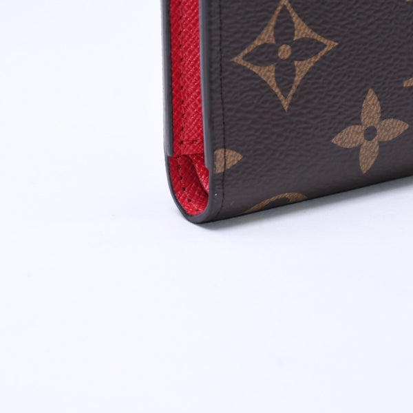 新品同様 LOUIS VUITTON ルイヴィトン LV × TM ポルトフォイユ リサ 二つ折り財布 コンパクトウォレット M13420 モノグラム チェリー 中古 4a006991