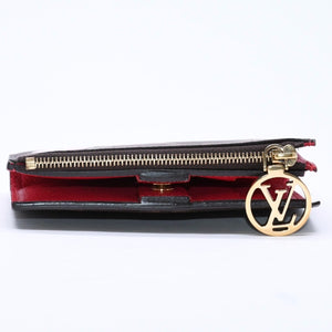 新品同様 LOUIS VUITTON ルイヴィトン LV × TM ポルトフォイユ リサ 二つ折り財布 コンパクトウォレット M13420 モノグラム チェリー 中古 4a006991
