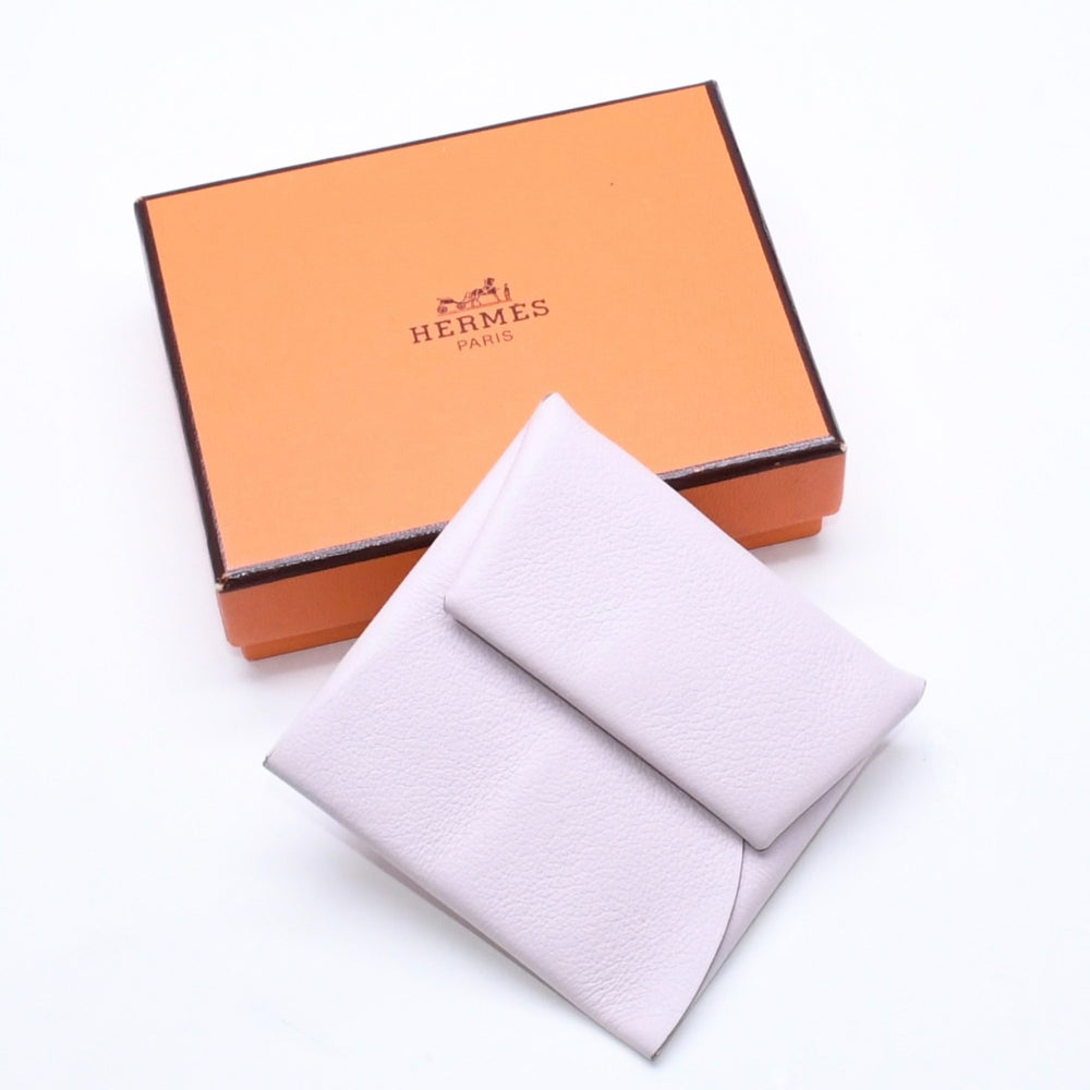 HERMES エルメス バスティア コインケース 財布 小銭入れ アザップパープル パープル B刻印 美品 中古 4a006666