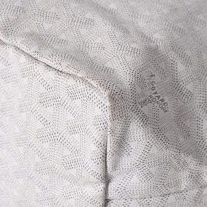 GOYARD ゴヤール サンルイPM バッグ トートバッグ STLCROPMLTY50CL50P ホワイト PVC レザー 美品 中古 4a006773
