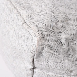 GOYARD ゴヤール サンルイPM バッグ トートバッグ STLCROPMLTY50CL50P ホワイト PVC レザー 美品 中古 4a006773