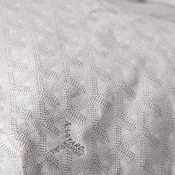 GOYARD ゴヤール サンルイPM バッグ トートバッグ STLCROPMLTY50CL50P ホワイト PVC レザー 美品 中古 4a006773