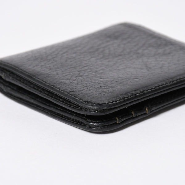 極美品 CHROME HEARTS クロムハーツ DR DIGIACOMO ウォレット 二つ折り クロスパッチ ディジャコモ 財布 黒 中古 4a006905