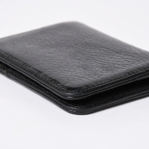 極美品 CHROME HEARTS クロムハーツ DR DIGIACOMO ウォレット 二つ折り クロスパッチ ディジャコモ 財布 黒 中古 4a006905