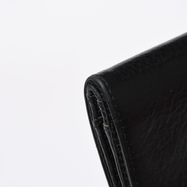 極美品 CHROME HEARTS クロムハーツ DR DIGIACOMO ウォレット 二つ折り クロスパッチ ディジャコモ 財布 黒 中古 4a006905